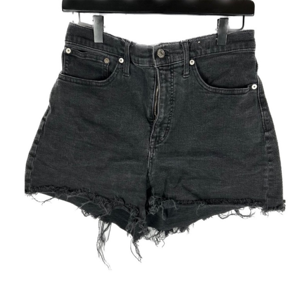 Madewell Black Jean Shorts